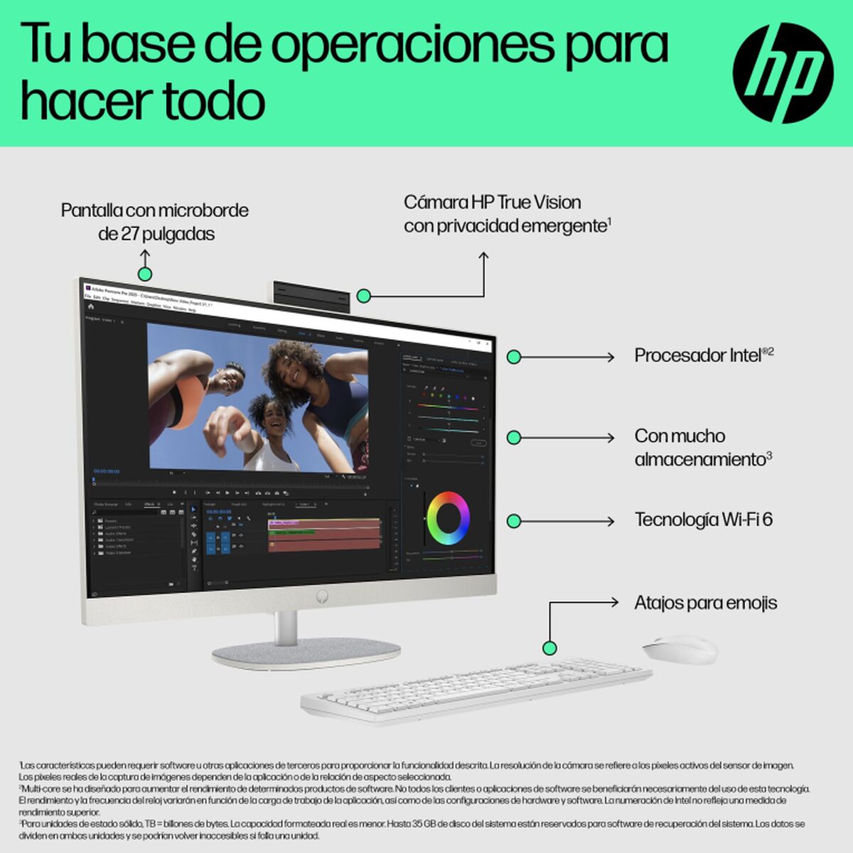 Desktop PC HP B9GN4EA Intel Core i5-1335U 16 GB RAM 1 TB SSD-2
