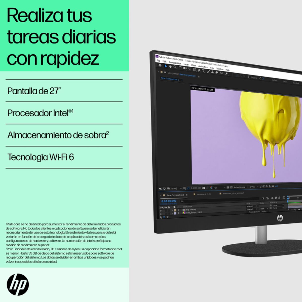Desktop PC HP B9GN4EA Intel Core i5-1335U 16 GB RAM 1 TB SSD-1