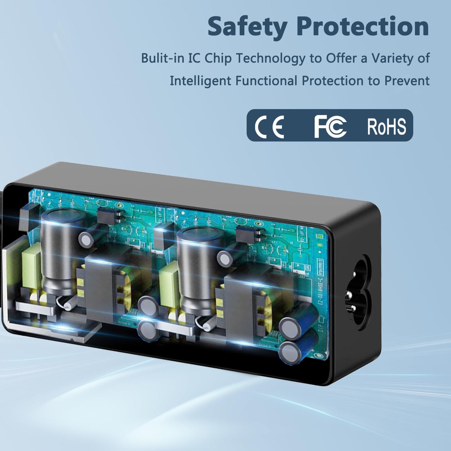 ELECBRAIN 90W Universal AC Adapter Laptop Charger Compatible with HP Dell Lenovo Acer Asus Toshiba IBM Sony Fujitsu Gateway Notebook Ultrabook Chromebook Power Supply Cord with 16 Connectors