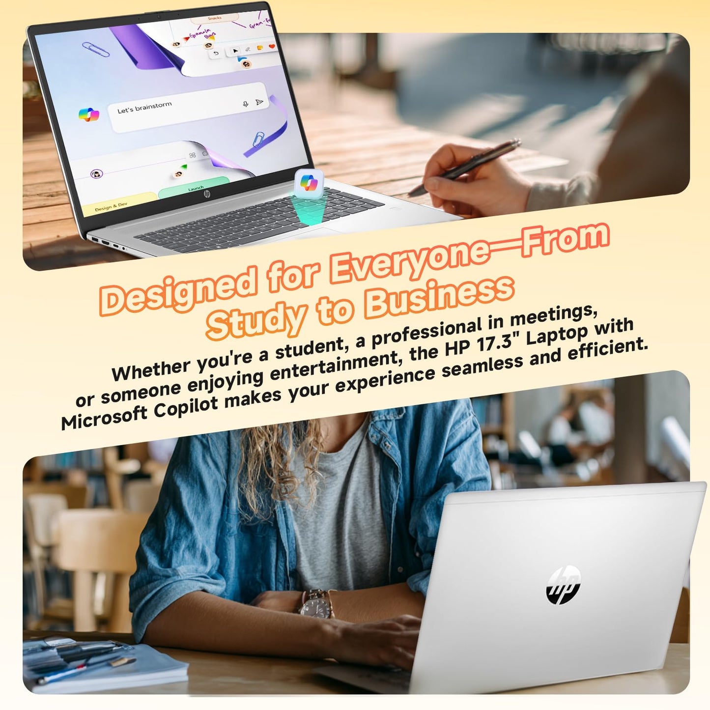 HP 2025 17.3" FHD Laptop, Intel Core i3-N305 (32GB RAM | 1TB SSD), Windows 11 Pro, Wi-Fi 6, Bluetooth, Webcam, Up to 9.5 Hours Battery Life–Business Laptop for Work & Students, w/Accessories