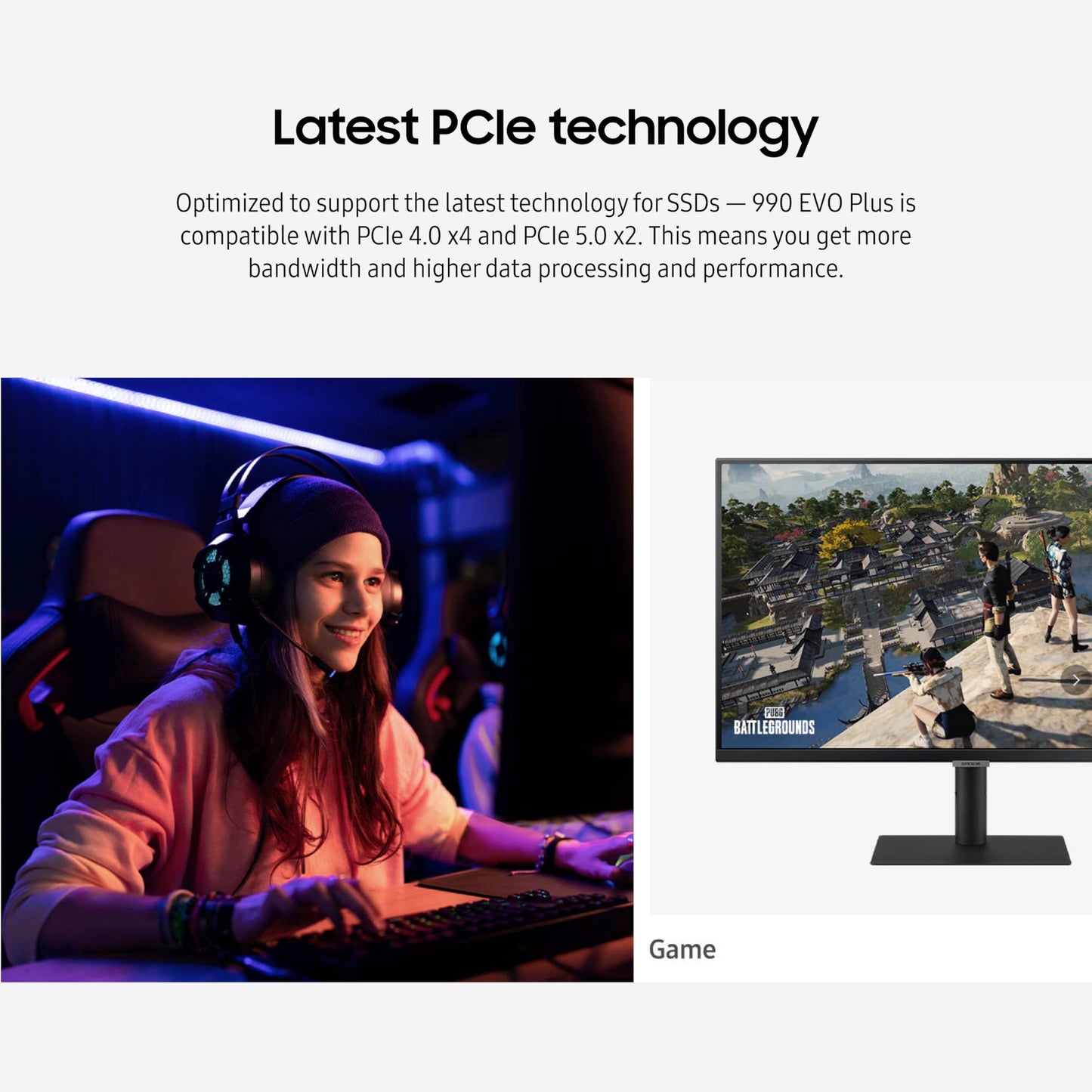 Samsung 990 EVO Plus SSD 2TB, PCIe Gen 4x4, Gen 5x2 M.2 2280, Speeds Up-to 7,250 MB/s, Upgrade Storage for PC/Laptops, HMB Technology and Intelligent Turbowrite 2.0, (MZ-V9S2T0B/AM)