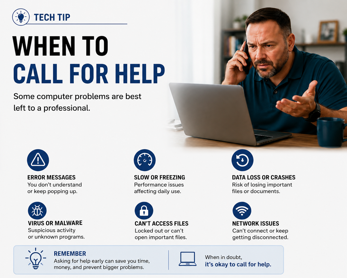 When to Call for Computer Help: 6 Signs You Shouldn’t Ignore