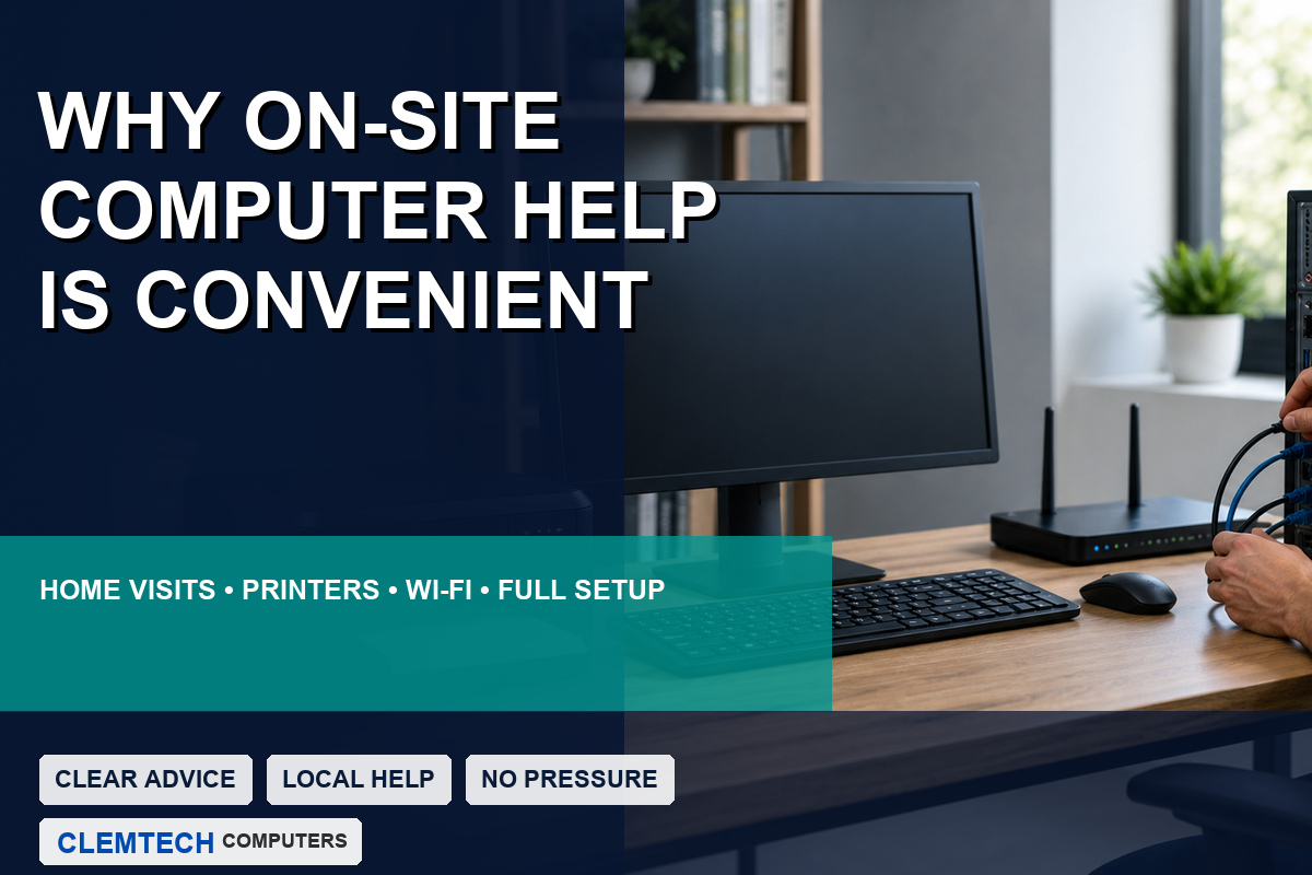 Why On-Site Computer Help Can Be More Convenient
